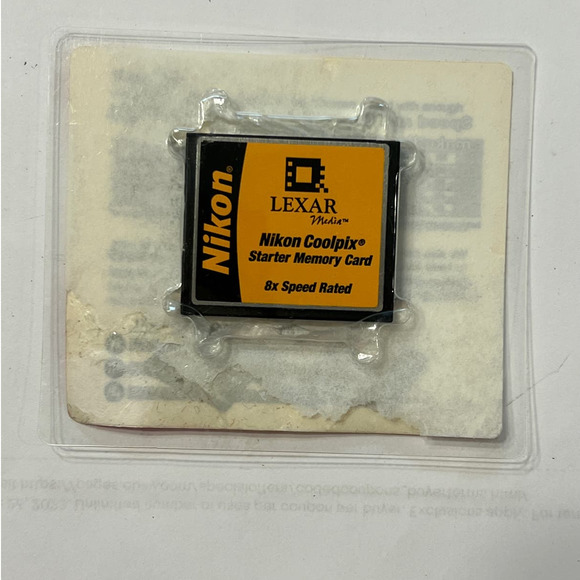 Lexar Media Nikon Coolpix Starter Memory Card (16MB) 8x Speed Digital Film NIB - Picture 2 of 3